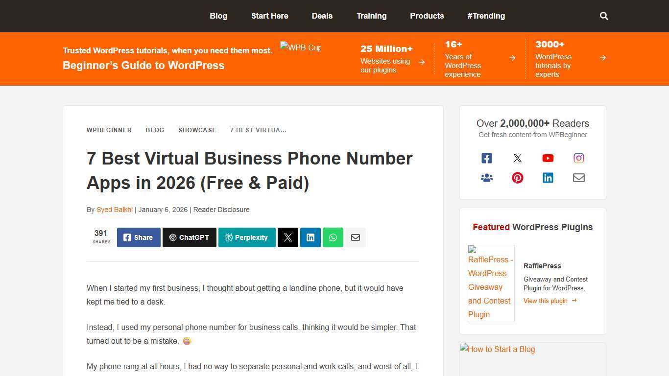 7 Best Virtual Business Phone Number Apps in 2026 (w/ Free Options)
